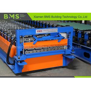 China 0.8mm Color Steel Roof Panel Machine With 5T Manual Decoiler supplier