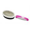 Double Sided Needle Pet Grooming Comb Multicolor Stainless Steel TPR 16.4 * 5.2