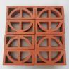 Common Size 240*120*60mm Handmade Clay Fire Bricks Ventilation Tiles Heat Insulation Up To 800°C For Garden Panel Facade