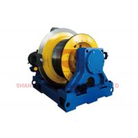 China 1600kg Load 710mm Sheave 81.7kw Gearless Traction Machine For Elevator on sale