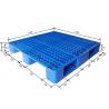 China Double Sides 4 Way Industrial Plastic Pallets Multi Color Option High Load Capacity wholesale