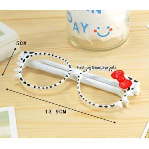 2014 Hot! Novelty plsastic ball,glasses shape ball pen,nice gift for children