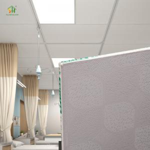 Customized  Smoke Proof PVC Gypsum Perforated Ceiling 603x603mm For Home Theater