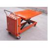 High capacity 300KG 900MM single scissor electric lift table cart