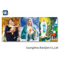 China High Definition Lenticular Flip 3d Printing Picture Christian Holy Virgin Jesus Pattern on sale
