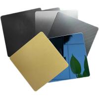 China 304 Ti Finish Stainless Steel Sheet 4X8 Colored Decorative Metal Ss Sheets on sale