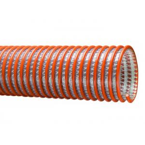 Non Toxic PVC Spiral Hose Pipe , PVC Suction Discharge Hose / Pipe Weather Resistance