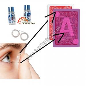 Marked Palying Cards Contact Lenses Which Can See Through Poker Cards