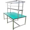 China ESD Workbench 240x120x185cm Aluminium Profile Assembly Table wholesale