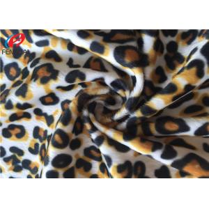 China Upholstery Material Printed Polyester Velvet Fabric Soft Plush Velboa Fabric supplier