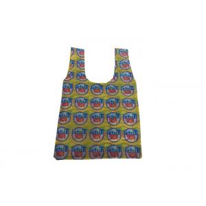 Eco Friendly Mini Folding Tote Bag Full Color Sublimation Printing T Shirt Shape