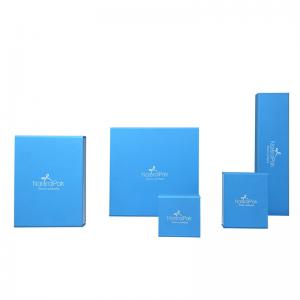 Double Color Touch Paper Cardboard Decorative Boxes With Magnetic Closure