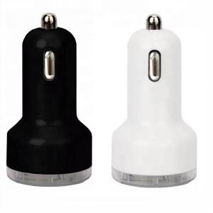 12V ABS USB 2 Port Car Charger DC 5V 4.8A For Cigarette Lighter