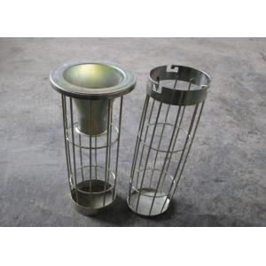 China Flat / Oval Bag Filter Cage Carbon Steel Dust Collector Cages with Venturi supplier