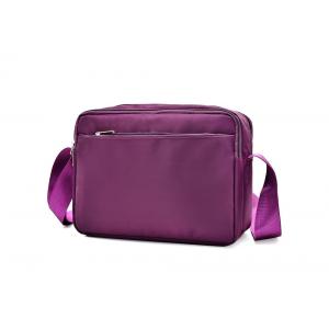 China Small Purple Travel Messenger Bag For Women Durable Customized Logo supplier