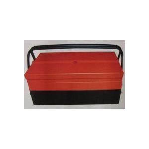 China Cantilever Tool Box with Black and Orange Colors supplier