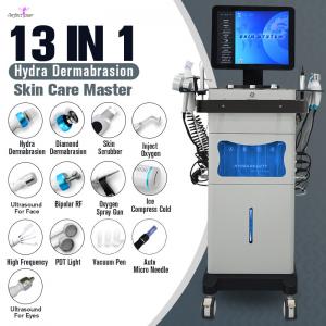 China Dermabrasion Hydrafacial Beauty Machine Skin Care Cleaning 250VA With 13 Handles supplier