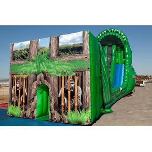 Kids Zip Line, Inflatable Tarzan Zip Line For Grassland Amusement Sports