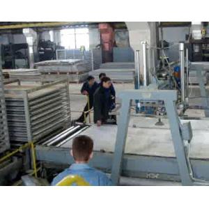 1.15 m / 1.2 m Feeding Width Fiber Cement Board Production Line for Public Construction
