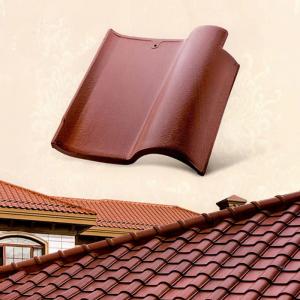 S Shape Spanish Glazed Ceramic Roof Tile Red Roofing Shingles Roof Decoration