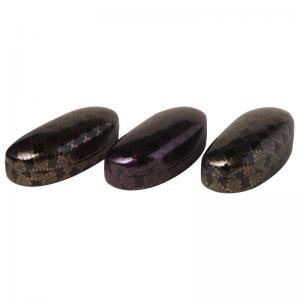 China Luxury Metal Color Custom Sunglass Case With Smooth Snake Texture supplier