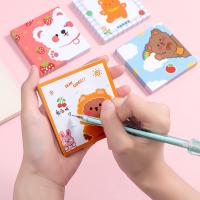 China 8*8 CM Kawaii Cartoon Bear Memo Note Weekly Planner Sticky Notepad in Custom Color on sale