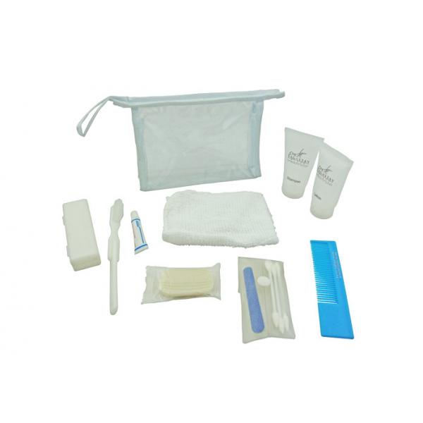 Buy cheap Transparent Business Class Airline Amenity Kits With Towel / Dental Kit For Cleaning from wholesalers
