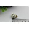 China High-grade handmade jewelry accessories zinc alloy gold metal rhinestone pearl pendant button wholesale