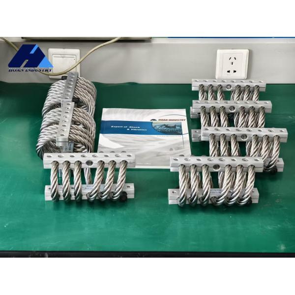 JGX-1278A-154A Aisladores de vibración de cuerda de alambre de acero ligeros y compactos para aplicaciones con espacio limitado