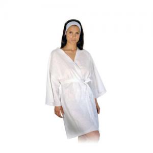 S&J Wholesale Disposable Robe Gown non woven Soft PP SPA Beauty Salon Kimono robes