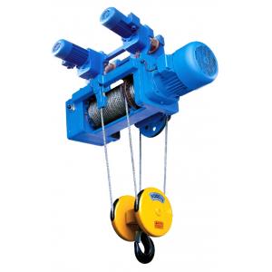 China Portable Standard Headroom Trolley Wire Rope Hoists SH Type 1/4 Fall For Single Girder supplier