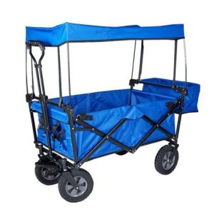 China Removable Canopy Heavy Duty Collapsible Wagon Carts For Storage wholesale