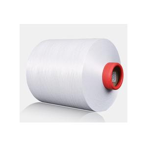 Knitting Poly Poly Core Spun Yarn White Polyester Textured Yarn