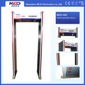 Professional Manufacturer 6 Zones Walkthrough Metal Detector Indoor 6 zones