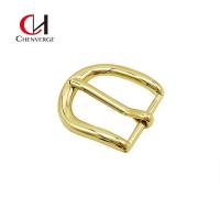 China Antirust 25mm Gold Metal Buckle , Anti Corrosion Belt Pin Buckle on sale
