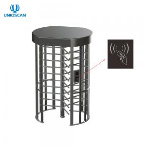 China Electric Stainless Steel Access Control Turnstile Gate Full Height With IC ID Card Reader supplier