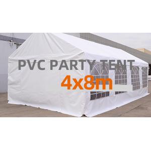 China Heavy duty 4 x 8 m white PVC wedding party tents, event tents supplier