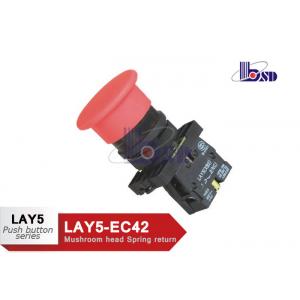 Professional Red Mushroom Head Push Button Switch LAY5（XB2）-EC42
