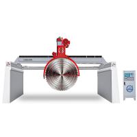 China Wet Big Stone Cutting Machine for Granite Slabs 7.5KW Multi Saw Blade Cutter 12000 kg on sale