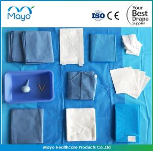 China Disposable sterile own factory medical product Surgical Delivery Drape Pack kit on sale 