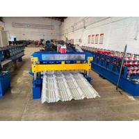 China Color Steel Coil Glazed Tile Roll Forming Machine With Hydraulic Power on sale