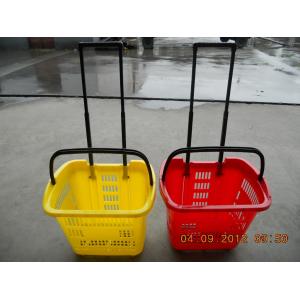 China Plastic Supermarket Shopping Baskets supplier