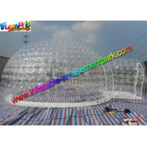 China Superior Safe Inflatable Transparent Tent Clear 6.6m Inflatable Bubble Tent supplier