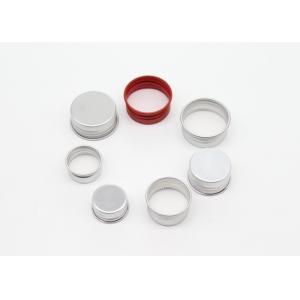 Round Shaped Aluminium Screw Caps 18mm 24mm 28mm With Multiple Color