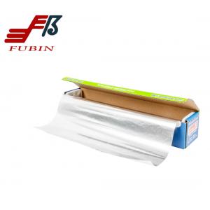 China 300mm Length Household Aluminum Foil Roll Heavy Duty For Food Packaging supplier