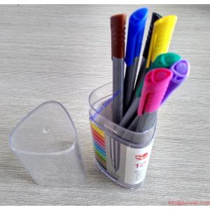 wholesale non-toxic fineliner marker,PVC plastic tube packing slim Fineliner pen