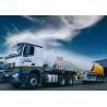 The latest process design of CIMC is a three-axis liquid medium semi-trailer made of high-strength steel.