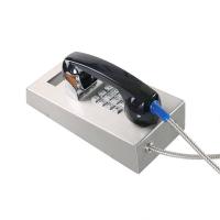 China Volume Control Vandal Resistant Telephone SIP2.0 PoE Digital LCD Prison Telephone on sale