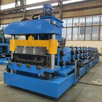 China Adjustable Standing Seam Roll Forming Machine Drvie By Chain With 20GP Container on sale