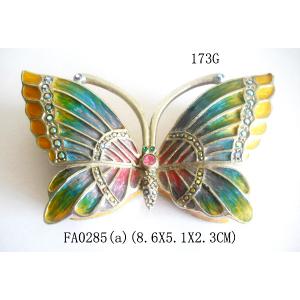 Butterfly Design Luxury Metal Jewelry Box Newest Promotional Box for Jewelry
